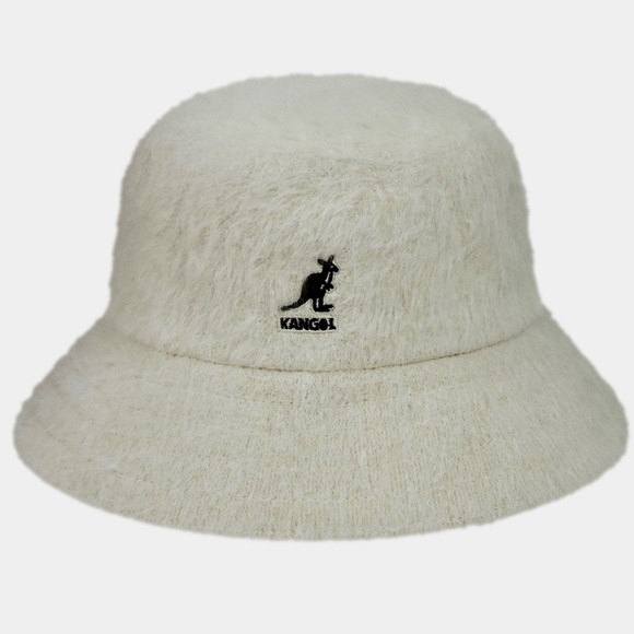 NEW Furgora Bucket Hat by Kangol Ivory Angora Medium - Picture 1 of 7